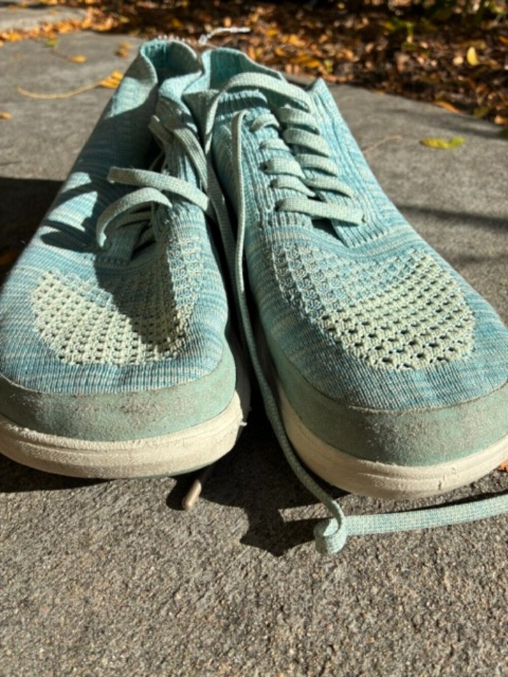 Altra Women's Vail Slip on knit sneakers, size 7, seafoam blue - Picture 4 of 8